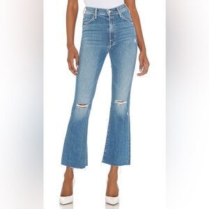 Mother The Hustler Ankle Fray Jeans in Understudy